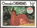 Grenadines 1980 Walt Disney 1/2 ¢ Multicolor Scott 411